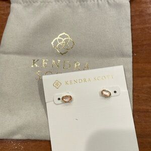 Kendra Scott rose mother of pearl studs